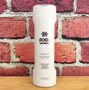 Axe White Label Night 2 In 1 Shampoo & Conditioner, 12 Oz, New